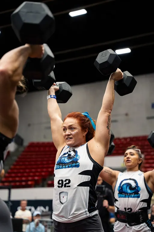 Shay Newell dumbbell overhead
