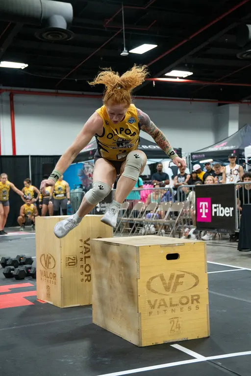Colleen Carey box jump