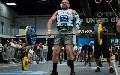 Barbell race at a Grid League match