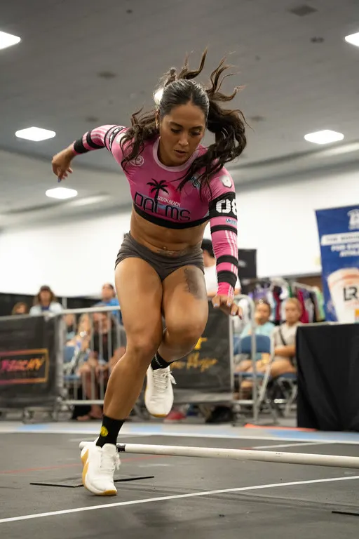 Heather Hudson pistol stick jump overs