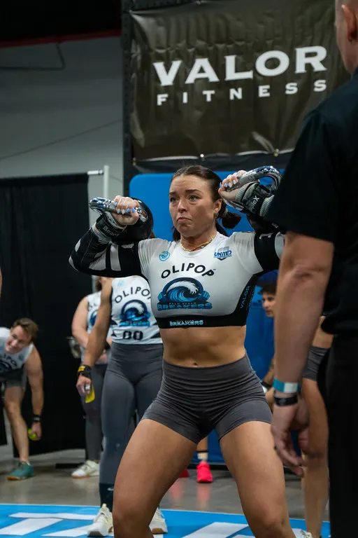 Sabrina Cheney kettlebell snatch