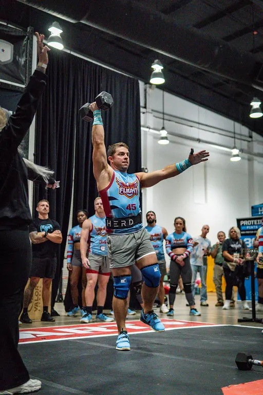 Ryan Clarke dumbbell snatch