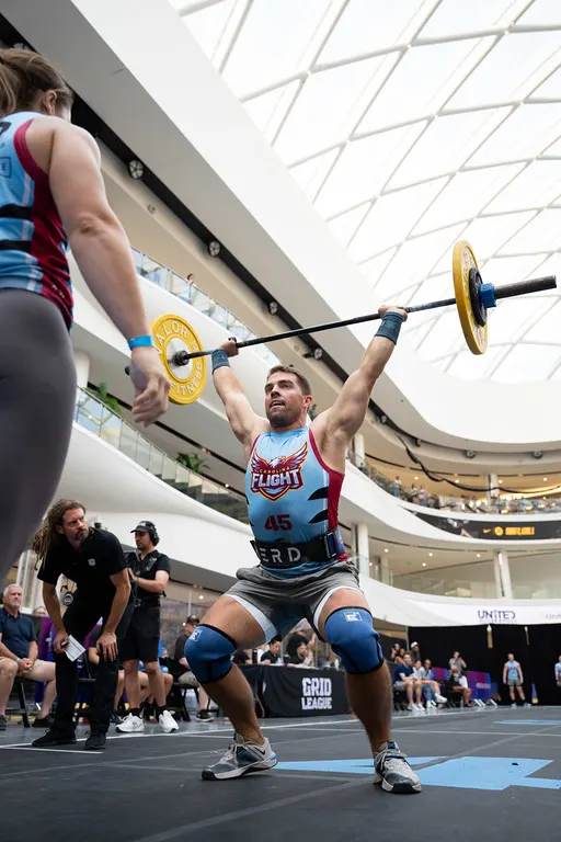 Ryan Clarke front squat