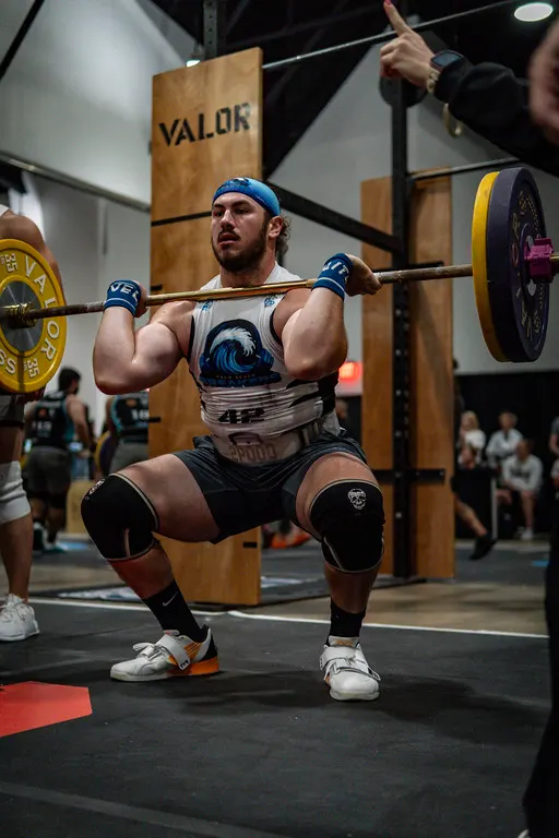 Nathan Cobb front squat