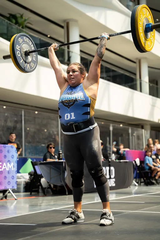 Brittany Latham overhead