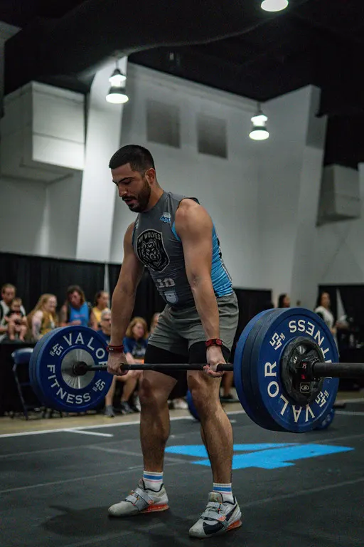 Christian Velez front squat