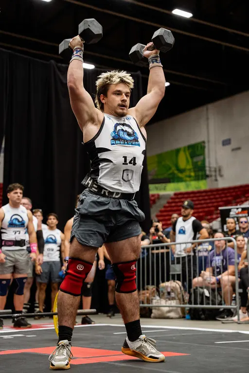 Nicky Rodgers dumbbell overhead