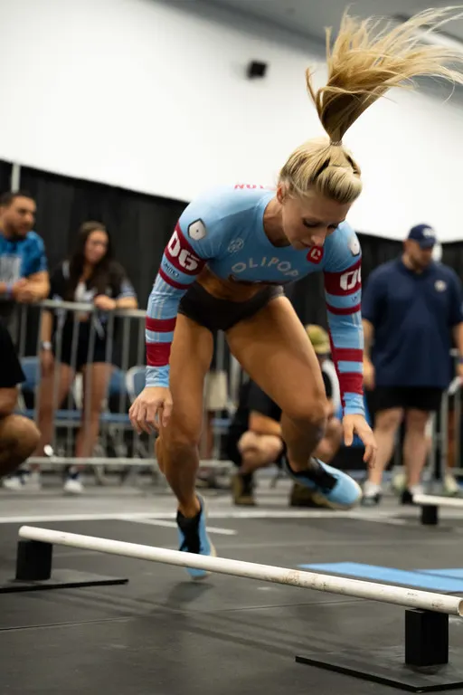 Carrie Billington pistol stick jump overs