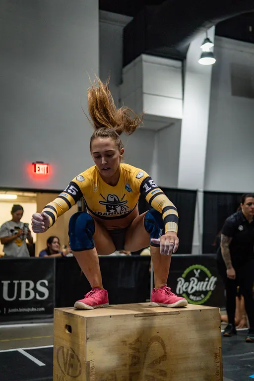 Brynn Carrick box jump