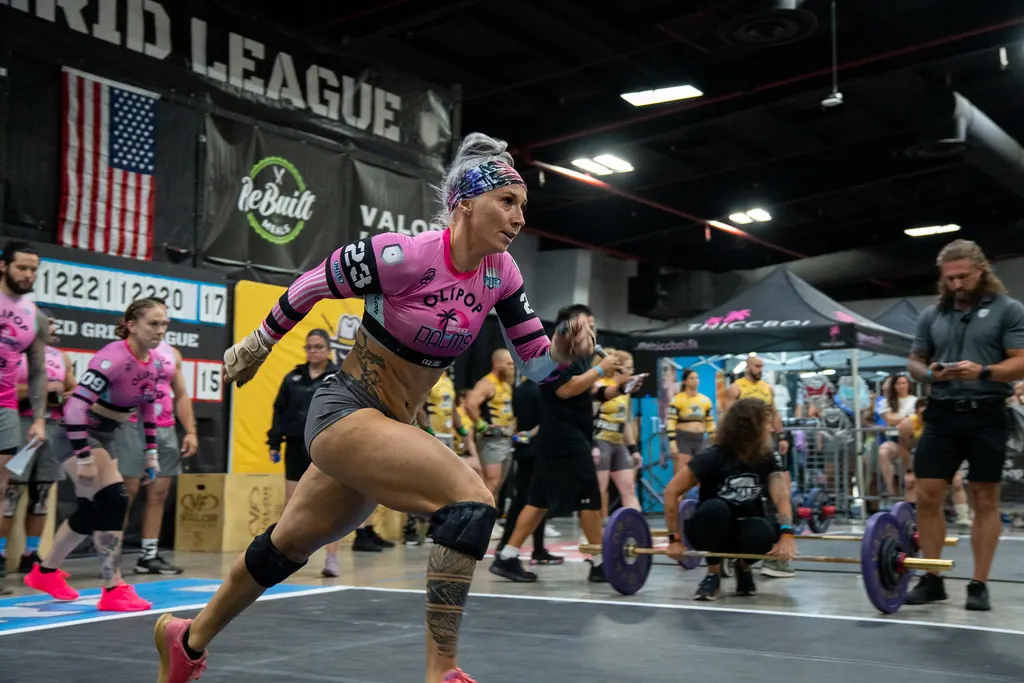 Bryleigh Hansen sprinting