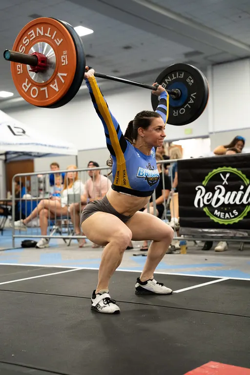 Rebecca Rouse front squat