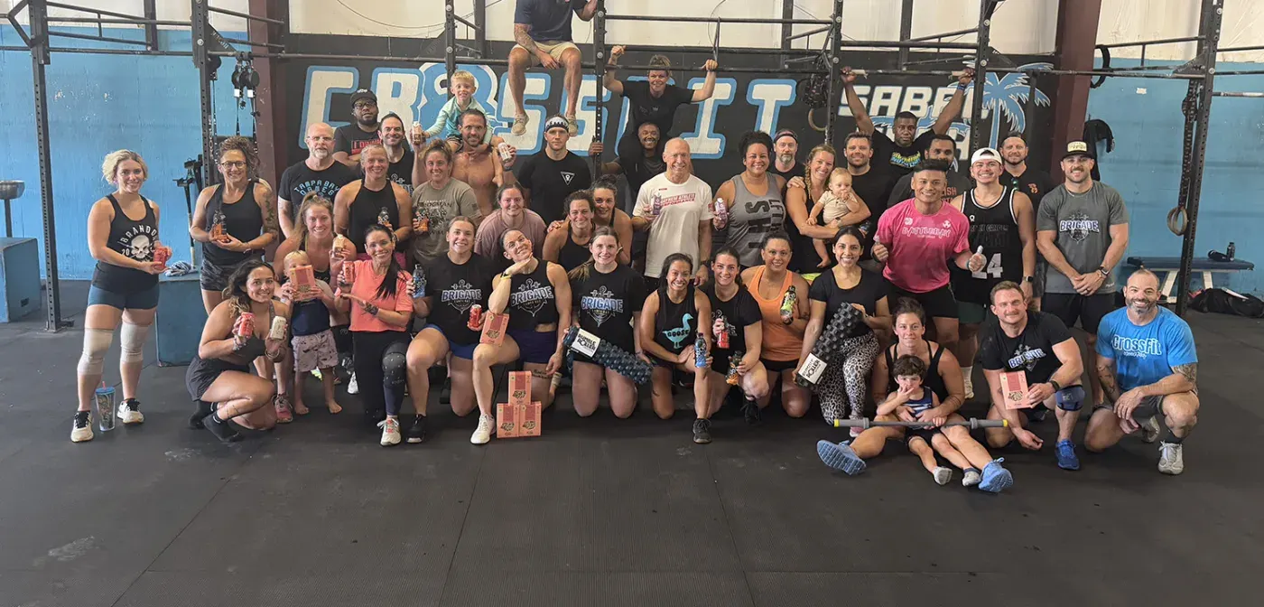 A whole gym community together after an all levels Grid League Community Day