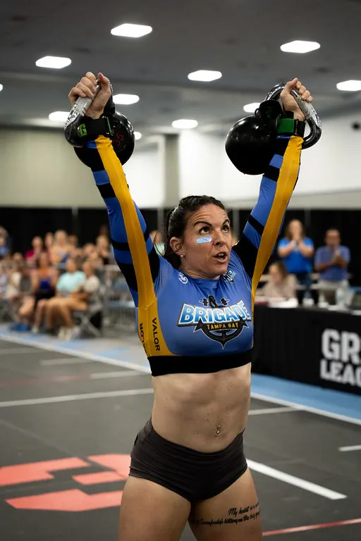 Jess Krezmien kettlebell clean