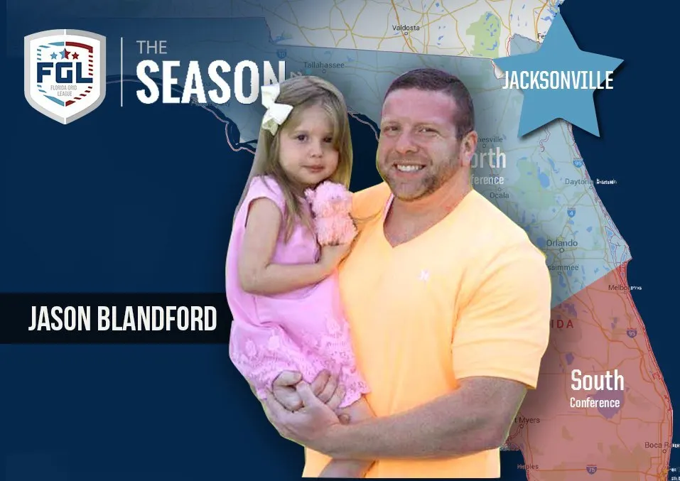 The Jacksonville Team of the FGL Season has been awarded to Jason Blandford