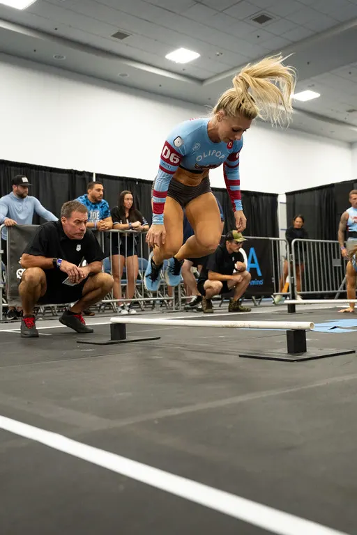 Carrie Billington pistol stick jump overs
