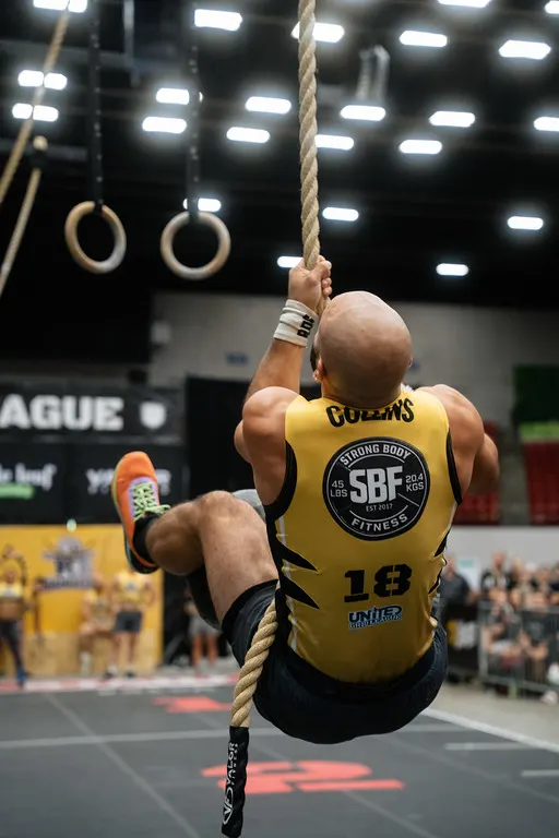 Ben Collins rope climb