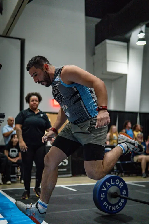 Christian Velez front squat