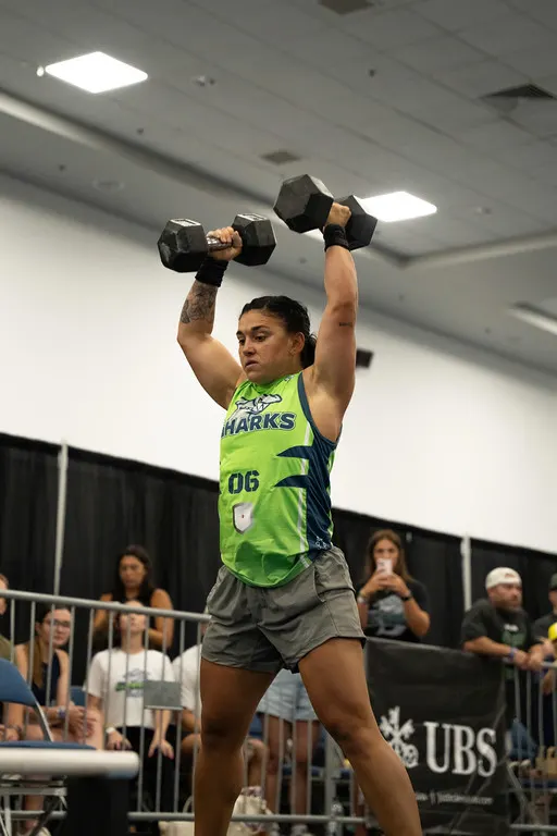 Sedona Townsend dumbbell thruster