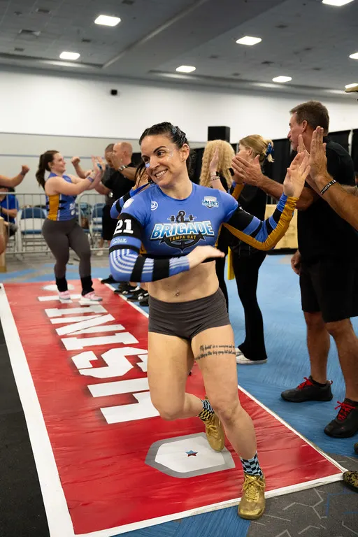 Jess Krezmien finish