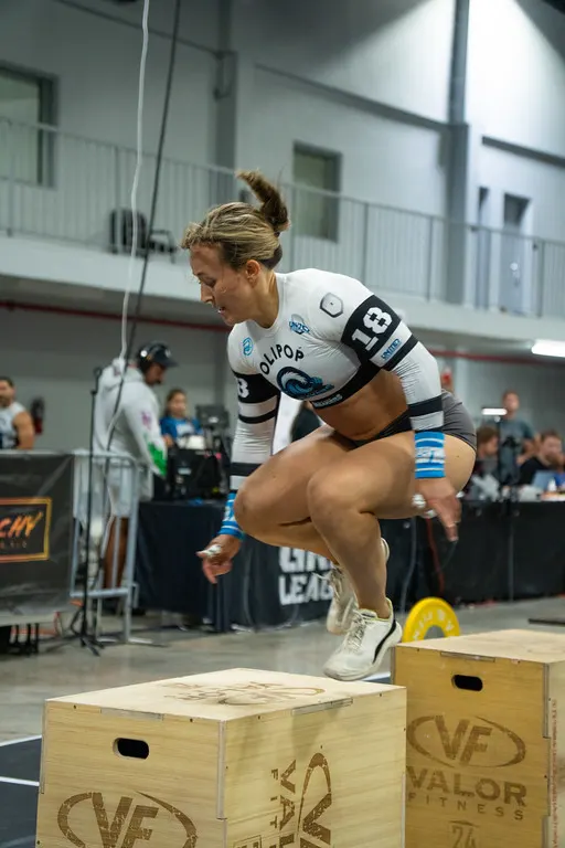 Haley Booker box jump
