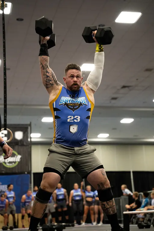 Seth Prochaska dumbbell thruster