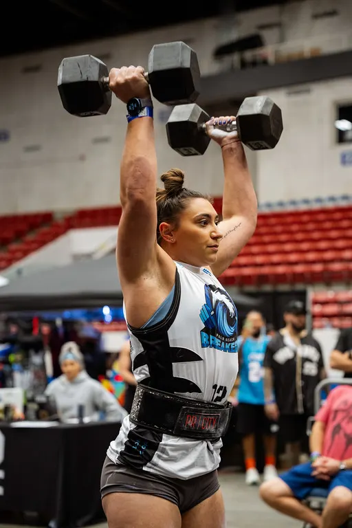 Alyssa Martinez dumbbell overhead