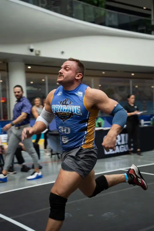 Christopher Cioffi sprinting